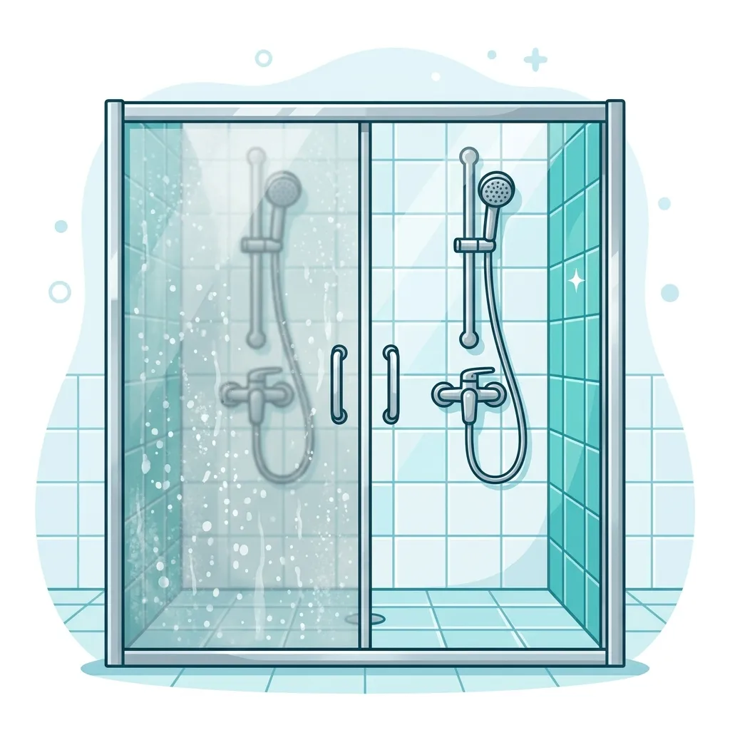 Cara Jitu Membersihkan Kaca Shower Kamar Mandi yang Buram & Berkerak