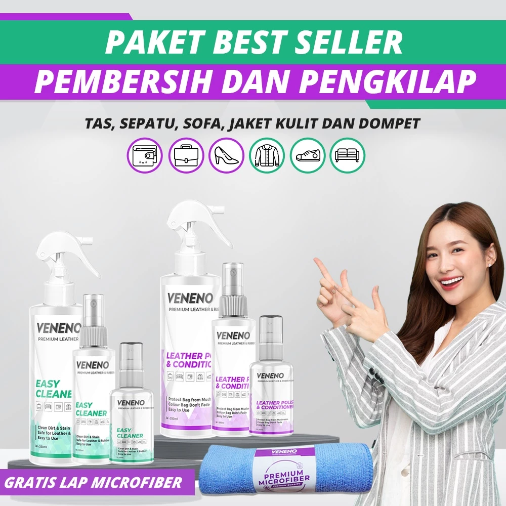 Paket Veneno Easy Cleaner & Leather Polish - Slide 2