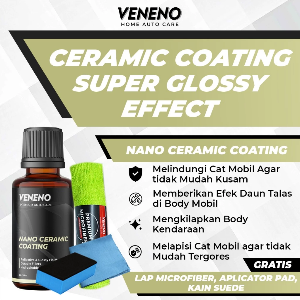 Veneno Nano Ceramic Coating 9H - Slide 1